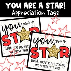 you are a star appreciation tags