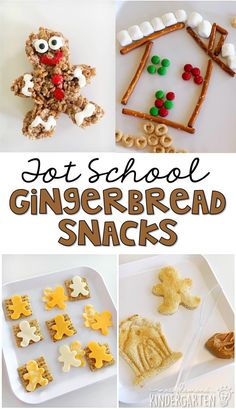 gingerbread snacks for kids to make and eat