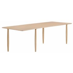 the table is made from wood and has two legs on each side, with one leg extended