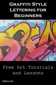 graffiti style lettering for beginners with free art lessons