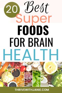 20 best foods for brain health Foods That Boost Dopamine, Food For Memory And Focus, Best Foods For Brain Health, Foods For Healthy Brain, Foods That Help With Brain Fog, Brain Health Diet, Best Supplements For Brain Health, Foods For Memory And Focus, Supplements For Brain Fog