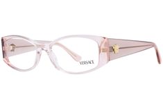 Versace Ve3343 5431 Eyeglasses Women's Peach Gradient Beige Full Rim 54mm