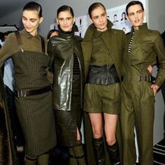 Pola Topi, Haute Couture Looks, Military Dresses