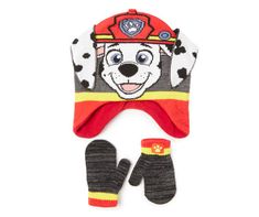 Look your very best this winter while staying toasty and warm with this Paw Patrol cold weather hat and gloves set. Rocking a striking red, black and white color, charming pom-pom accent and fun design of Marshall from Paw Patrol, this set of one hat and a pair of gloves will keep you warm while representing your favorite franchise. Marshall From Paw Patrol, Paw Patrol Hat, Paw Patrol Marshall, Cold Weather Hats, Marshall Paw Patrol, Boys Fleece, Black And White Color, Pom Beanie, Fun Design