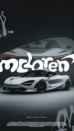 an advertisement for a car show with the name melonn on it