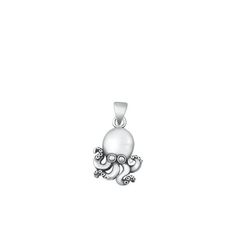 Sterling Silver Octopus Pendant High Polished Beach Ocean Charm 925 New Jewelry Female Unisex All our silver jewelry is crafted from .925 silver also commonly referred to as sterling silver. Sterling silver is the standard for beautiful high-quality silver jewelry and cannot be replicated by lower priced silver plated jewelry. It is 92.5% pure silver, mixed with alloys to add strength and durability to stand the test of time. Keep your fine jewelry shiny and elegant by storing it properly. Jewel Octopus Pendant, Tarnish Remover, Silver Plated Jewelry, New Jewelry, Pure Silver, Octopus, Womens Necklaces, 925 Silver, Jewelry Box