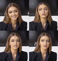 Makeup Ideas Highlight, Facial Shapes, Model Tips, Hadid Sisters, Beauty Inspo, Amazing Hair, Barbara Palvin, Grunge Hair, Gigi Hadid