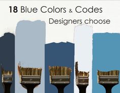 the paint colors are blue, white and black with different brushes in them to choose which one is best for you