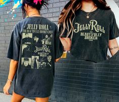 Retro Jelly Roll Singer Shirt, Jelly Roll 2024 Concert Shirt, Jelly Roll 90s Vintage Shirt, The Beautifully Broken Tour 2024 Shirt Unisex HOW TO ORDER1. The ordering process involves checking and reviewing photos 2. Selecting t-shirt size and color *Different styles of shirts may have different shades of same color choice due to different manufacturer brands.*For this reason, we recommend you to match shirts from the same styles if you want precisely matching colors (exam: Unisex, V-neck, Tank t Jelly Roll Singer, Beautifully Broken, 90s Shirts, Concert Shirts, Billy Joel, Jelly Roll, Trendy Shirts, Band Shirts, Music Album