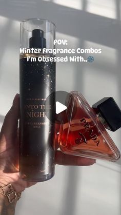 Into The Night Perfume Combo, Winter Perfume For Women, Best Scent Combos, Versace Bright Crystal, Fragrance Lab, Winter Fragrance, Fall Fragrance, Champagne Toast, Bath And Bodyworks