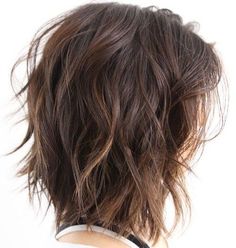 Medium Shag Haircuts, Layered Short, Choppy Bob Hairstyles, Shag Haircut, Short Wavy, Haircut For Thick Hair, Short Hairstyle, Short Cut, Medium Length Hair Cuts