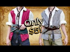 two men in pirate costumes with the words only $ 55