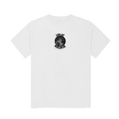 100% Cotton Tee with embroidered ABRANT "Worldwide" design on front. Size & Fit Male model is 5’10” & 160 lbs wearing size Large. Measurements taken from size Large. Length: 30" Chest: 22" Shipping Info yin and yang White Short Sleeve Top With Print, White Short Sleeve Top With Front And Back Print, Short Sleeve Shirt With Embroidered Graphics For Streetwear, White Relaxed Fit T-shirt With Embroidered Graphics, Embroidered Short Sleeve Shirt For Streetwear, Embroidered Relaxed Fit T-shirt For Streetwear, White Embroidered T-shirt For Streetwear, White Short Sleeve Shirt With Back Print, White Embroidered T-shirt With Relaxed Fit