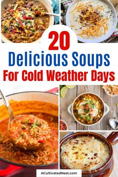 20 delicious soups for cold weather days