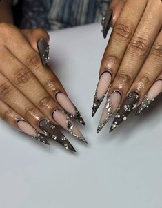 #nails #nailsonfleek #nailtech #diamond #stilettoacrylicnails #stilletonails Birthday Nail, Nails Stiletto, Nails 2024, Birthday Nails, Funky Nails, Pretty Acrylic Nails, Stiletto Nails, Nails On Fleek