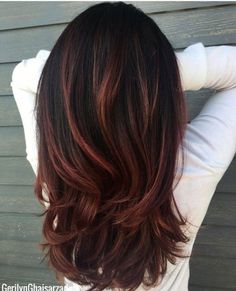 Brown Bayalage Hair, Auburn Hair With Highlights, Red Highlights In Brown Hair, Dark Auburn Hair, Auburn Balayage, Warm Scarves, Brown Hair Inspo, Dark Red Hair, Black Hair With Highlights