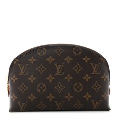 This is an authentic LOUIS VUITTON Monogram Cosmetic Pouch GM. This stylish pouch is crafted of classic Louis Vuitton monogram on toile canvas. The cosmetic pouch features a polished brass top zipper that opens to a beige leather interior with patch pockets. Lv Cosmetic Pouch, Western Spurs, Western Spurs Straps, Spurs Western, Spur Straps, Compact Mirror, Cosmetic Pouch, Leather Interior, Polished Brass