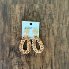 Evereve Carissa Raffia Earring Size 2, Jewelry Earrings, Women Jewelry, Cream, Women Shopping, Color