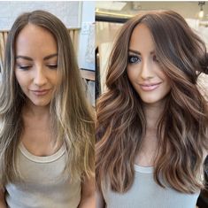 Copper Penny Balayage, Best Hair Color For Hazel Eyes Fair Skin, True Spring Hair Color, Single Process Hair Color Brunette, Shades Of Brunette Hair, Hair Color For Blue Eyes, Dark Caramel Hair Color, 2023 Summer Hair, Caramel Hair Color Ideas