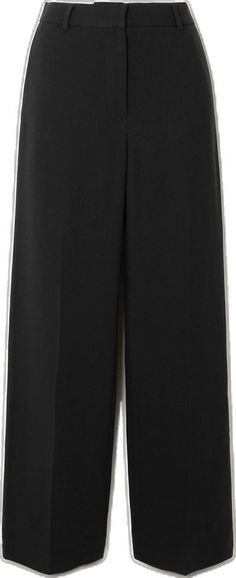 Chic Black Bottoms With Straight Hem, Black Tailored Wide Leg Pants With Straight Hem, Tailored Black Wide Leg Pants With Straight Hem, Classic Black Cropped Leg Pants, Black Cropped Leg Pants For Formal Occasions, Anita Ko, Sport Swimwear, Jo Malone London, Modern Wardrobe