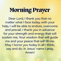 a poem written in the language of morning prayer