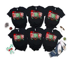 Celebrate the holidays in style with our Matching Family Christmas Group Shirts! Perfect for family gatherings, holiday photos, or Christmas parties, these custom name personalized tees add a festive touch to your celebrations. 🎄 Custom Name Personalization: Add your family name  to each shirt for a unique touch.  Soft & Cozy Fabric: Made from premium materials to keep your family comfortable throughout the festive season.  Festive Designs & Colors: Choose from various Christmas-themed designs Black Family Matching Holiday T-shirt, Family Matching Black T-shirt For Holiday, Black Family Matching T-shirt For Holiday, Casual Christmas Family Tops, Casual Christmas Tops For Family, Casual Family Christmas T-shirt, Casual Christmas T-shirt For Family, Casual T-shirt For Family Christmas, Christmas Crewneck