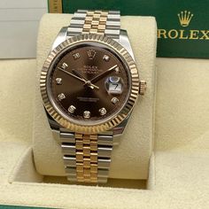 Rolex Datejust 41 126331 Steel Rose Gold Chocolate Diamond Dial Watch B&P 2017 | eBay Rolex Datejust Chocolate Dial, Rolex Chocolate Dial, Watch Rolex Men's, Watch Branding, Rolex Store, Billionaire Aesthetic, Christian Soldiers, Rolex Diamond, Gold Chocolate