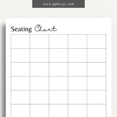 Classroom Seating Chart Printable Template – Digital Download for Organizing and Managing Student Seating Arrangements in the Classroom Grouping Students, Seating Chart Classroom, Chart School, Classroom Seating, Classroom Layout, Positive Learning, New Teacher, Schedule Planner, Planner Organiser