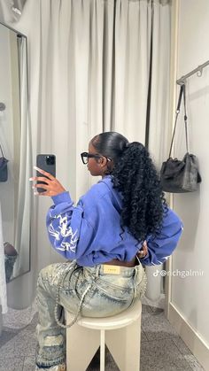 Drippy Outfit, Ponytail Bun, Fly Outfit, Dope Hairstyles, Hair Inspiration Color, Simple Trendy Outfits, Cute Everyday Outfits, Baddie Outfits Casual, Dope Outfits