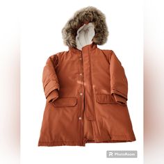 Burnt Orange Cat And Jack Children's Parka. Fleece Lined Heavy Weight Will Definitely Keep Your Little One Warm. Price Non Negotiable. Winter Brown Outerwear For School, Cat And Jack, Orange Cat, Cat & Jack, Kids Jacket, Heavy Weight, Burnt Orange, Color Orange, Little One