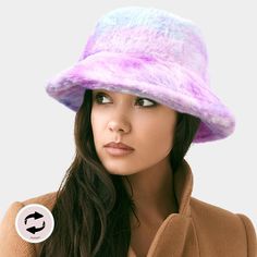 Size : One Size Fuzzy Bucket Hat, Fur Bucket, Women Beanie, Faux Fur Bucket Hat, Fur Bucket Hat, Straw Visor, Colorful Hat, Bucket Cap, Go Pink