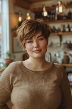 Thick Hair Cuts, Short Shag Hairstyles, Messy Short Hair, Very Short Hair, Girl Haircuts, Short Hair Styles For Round Faces, Short Hair Haircuts, Short Hair With Bangs