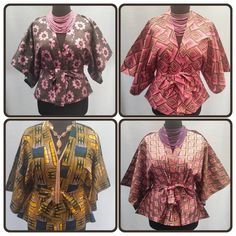 Beautiful handmade Ankara kimono top with detachable belt Kimono Ankara, Ankara Kimono, Womens Jackets, Print Gifts, African Print, Jacket Tops, Ankara, Kimono Top, United Kingdom