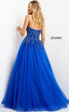 Jovani 07946 Strapless beaded bodice with a sweetheart neckline, beading goes into the top of the skirt, then the skirt is a ball gown. Boned Bodice For Gala During Prom Season, Glamorous Dresses With Corset Back For Debutante Ball, Glamorous Ball Gown With Pleated Bodice, Evening Ball Gown With Embellished Fitted Bodice, Gala Wedding Dress With Sweetheart Neckline And Fitted Bodice, Elegant Strapless Tulle Dress For Prom, Pageant Ball Gown Dress With Corset Back, Pageant Dress With Sweetheart Neckline And Lined Bodice, Elegant Strapless Tulle Dress For Prom Season