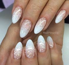 Oval Nails Designs January, Prom Nails Red, Ombre Nail Art Designs, Smink Inspiration, Super Nails, Silver Nails