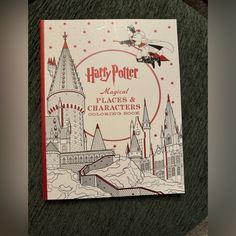 harry potter's hogwarts and the magic kingdom book is shown in this undated image