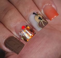 29 Ideas for Short Fall Nails Short Fall Nails Ideas, Fall Short Nail Designs, Otoño Nails, Short Fall Nails, Pumpkin Spice Nails, Pumpkin Nail, Pumpkin Nail Art, Spooky Nails, Orange Nail Designs