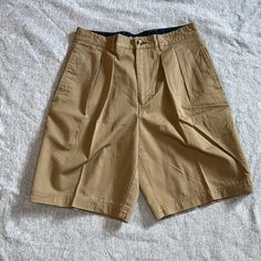 Brand New With Tags!! In Perfect Condition Price Is Negotiable :) Classic Brown Shorts, Casual Tommy Hilfiger Short Bottoms, Tommy Hilfiger Cotton Shorts, Tommy Hilfiger Casual Short Length Bottoms, Tommy Hilfiger Shorts With Pockets, Classic Khaki Short Bottoms, Classic Khaki Shorts, Classic High Waist Cotton Shorts, Tommy Hilfiger High Waist Casual Bottoms