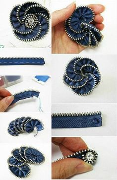 how to make an embellished hair clip with ribbon and beading - step by step instructions