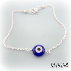 as seen on many this evil eye bracelet I've heard is supposed to bring good luck.... details: Sterling Silver .925 glass evil eye measures 8mm Dainty Chain measures 1mm please select your desired length from top right drop down menu thanks for looking :0) Adjustable Blue Evil Eye Bracelet Nickel Free, Adjustable Blue Evil Eye Bracelet, Nickel Free, Adjustable Nickel-free Blue Evil Eye Bracelet, Sterling Silver Evil Eye Bracelet As Gift, Adjustable Sterling Silver Evil Eye Bracelet, Adjustable Sterling Silver Evil Eye Bracelet, Spiritual Style, Sterling Silver Evil Eye Bracelet For Gift, Spiritual Adjustable Sterling Silver Evil Eye Bracelet, Sterling Silver Spiritual Evil Eye Bracelet Gift