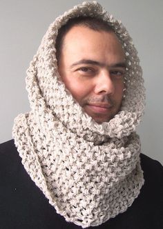 Unisex Cowl Chunky Scarf by Ebruk Casual Chunky Knit Pattern For Cold Weather, Cozy Acrylic Yarn Knitting Pattern, Hand Knitted Acrylic Yarn Knitting Pattern For Cold Weather, Winter Warm Knitting Pattern With Acrylic Yarn, Cozy Winter Knitting Pattern With Yarn, Crochet Knitting Pattern For Cold Weather And Winter, Warm Winter Knitting Pattern In Acrylic Yarn, Winter Crochet Knitting Pattern For Cold Weather, Crochet Knitting Patterns For Winter