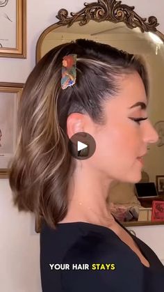 Short Hairstyle Tutorial, Amazing Hairstyles, Zucchini Lasagna, Toddler Hairstyles Girl, Hairdos For Short Hair, Hairstyle Tutorial, Short Hair Tutorial, Short Hairstyle, Fryer Recipes