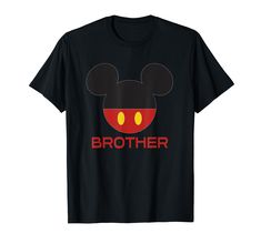 PRICES MAY VARY. Official Disney Merchandise Disney T Shirts for Brother; Disney T Shirts for Bro; Disney Gifts for Brother; Brother Birthday; Disney Family Shirts; Brother Tee Shirts; Brother Hoodies; Disney Brother; Sibling; Bro; Disney Family; Family Trip; Family Vacation; Reunion; Mickey Mouse Lightweight, Classic fit, Double-needle sleeve and bottom hem Hoodies Disney, Disney Family Shirts, Brother Brother, Mickey Shorts, Birthday Disney, Brother Birthday, Family Family, Disney Family, Disney Tshirts