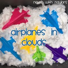 there are airplanes in clouds on the cover of news with majors magazine, which features an image of colorful planes