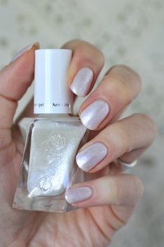 Yes! I'm so excited to FINALLY have gotten my hands on this gorgeous bridal collection!  I was more than happy to discover  Essie cho... Essie Clear Nail Polish, Essie Blanc Nail Polish, Essie Snooze In, Essie Gel Couture Swatches, Essie Ice Cream And Shout, Wedding Nail Colors, Essie Mixtaupe, Do It Yourself Nails, Ten Nails