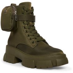 New Without A Box Size 7 Olive Green Chunky Heel Combat Boots Silver Hardware Comes With A Pouch On The Side Heel Combat Boots, Shoes Steve Madden, Olive Green Color, Moto Boots, Chunky Heel, Steve Madden Shoes, Silver Hardware, Chunky Heels, A Box