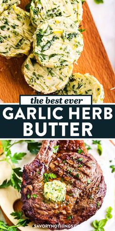 the best ever garlic herb butter