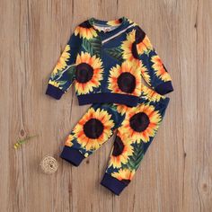 Brand New In Package Cotton/Polyester Blue Playtime Sets For Fall, Playful Blue Sets For Fall, Blue Long Sleeve Family Matching Sets, Casual Floral Print Playtime Sets, Casual Floral Print Sets For Playtime, Leopard Pants Outfit, Track Suit Outfit, Baby Halloween Outfits, Baby Boy Sweater