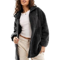 *Material: Womens Fleece Teddy Jackets Is Made Of High-Quality And Skin Friendly Fabric. It’s Soft, Lightweight And Comfortable To Wear In Your Daily Life. Keep You Warm In Fall, Winter And Chilly Days *Feature:Turn Down Collared, Full Zipper Up Design, Fleece Fur Fabric, Long Sleeve, Solid Color, Side Pocket Design, Relaxed Fit Style *Match: This Solid Warm Fleece Jackets Is Suitable For Spring, Fall And Winter Wear. It's Perfect For Layering Or Wearing On Its Own, And The Basic Style Gives An Cheap Gap Winter Sweater, Fleece Jackets, Fur Fabric, Teddy Jacket, Fur Fabrics, Womens Fleece, Warm Coat, Basic Style, Winter Wear