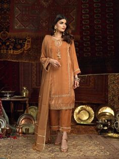 Velvet Dress Designs, Miroslava Duma, Pakistani Dresses Casual, Pakistani Fashion Party Wear, Salwar Kamiz, Pure Chiffon, Simple Pakistani Dresses, Kendall Jenner Outfits, Embroidery Suits Design